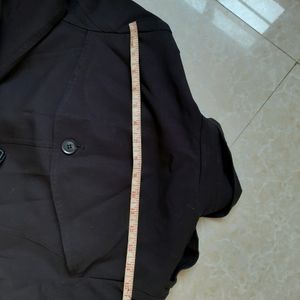 RENOMA BLACK TRENCH COAT