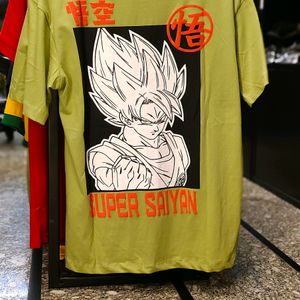 BRANDED PULL&BEAR OVERSIZED ANIME PRINTED T-SHIRT