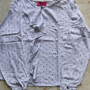 Polka Dots Top For Women