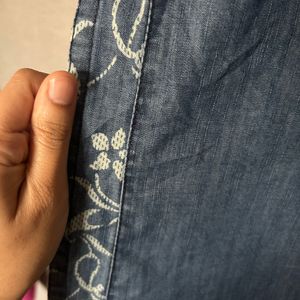 Denim Kurta