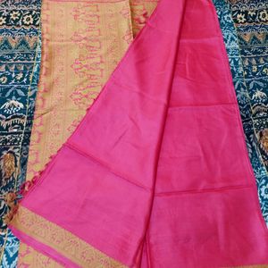 Silk Saree With Heavy Pallu