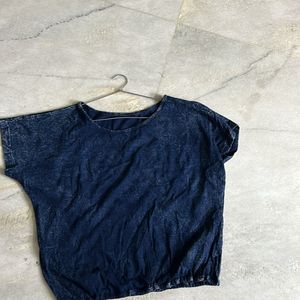 Simple Blue Abstract T-shirt