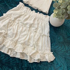 White Beach Baby Co Ord Set