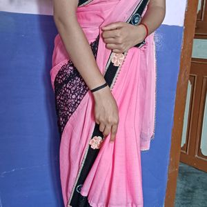 Pink 🩷 Colour Saree 😍