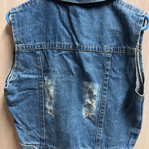 Denim short jacket