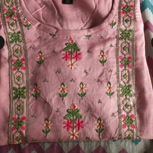 Rayon Embroidery Kurti