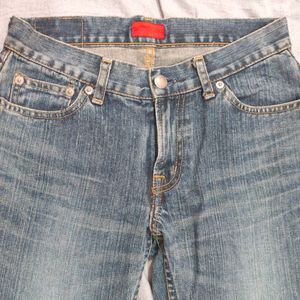 Blue Bootcut jeans Low waist