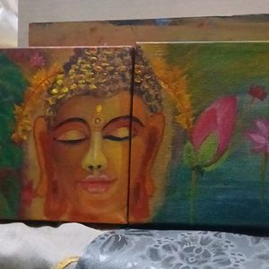 Buddha- Set Of 2 Small Size Artworks