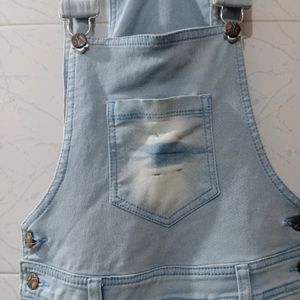 Denim Jumpsuit For College Wear