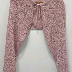 Baby Pink Bolero