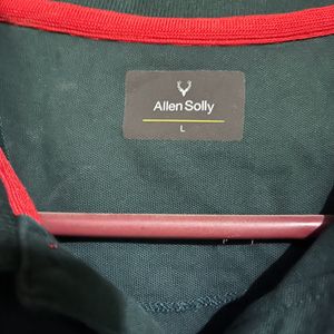 Allen Solly Green T-shirt For Sale