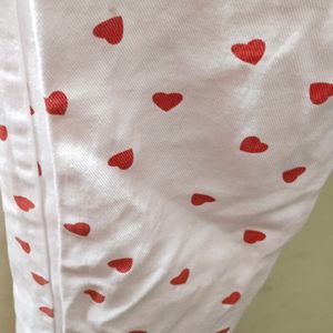 Beautiful And Stylish Heart Printed Jeans