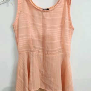 Peach Coloured Casual Wear Top