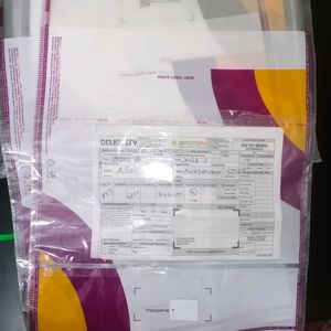 💥25 - 12.5x16 Meesho Transparent Poly Bags - POD