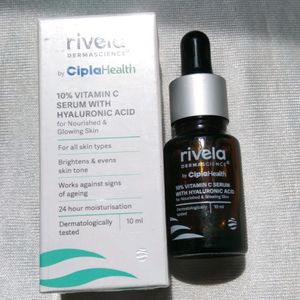 Rivela 10% Vitamin C Serum with Hyaluronic Acid