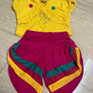 Dhoti Top Set  Dress