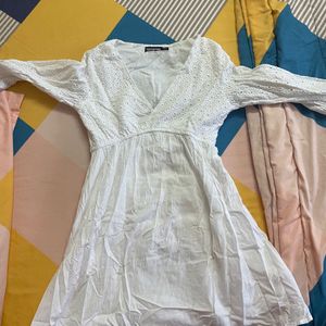 White Cotton Dress