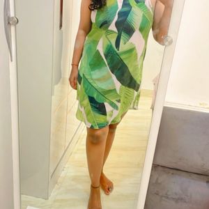 Price Drop ✅ | XL Green tropical dress 👗