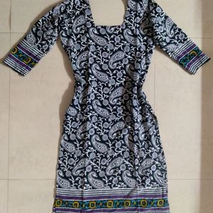 Black Straight Kurti/kurta