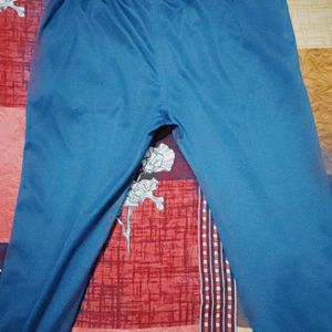 Blue Colour Track Pant