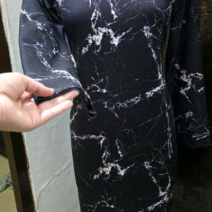 Bodycon Dress Marble Print