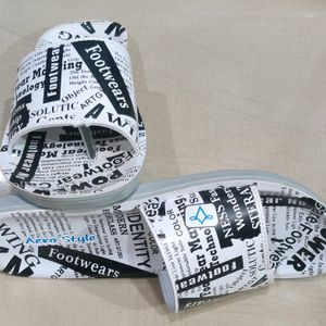 UNISEX NEWS PAPER SLIPPERS