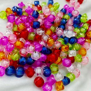 500 Pis Multi Colour Fancy Beads Material Acrylic