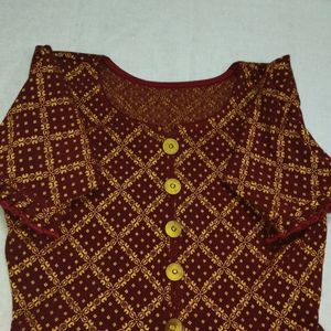 Maroon Blouse