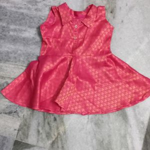 collar neck frock