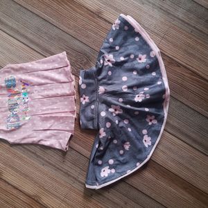 Baby Girl Top Skirt Dress