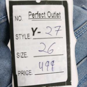 Y-27 Size 26 Straight Women Denim Jeans