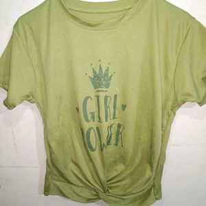 Lime Green Knot Tshirt