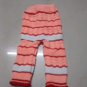 Woolen Set Of Sweater Pant And Socks For 0-6Months