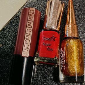 Nail Polish And Lipstick