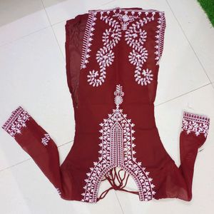 Patiala Suit Salwar With Full Size Dupatta