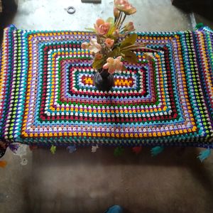 Multicolor Tea Table Cover