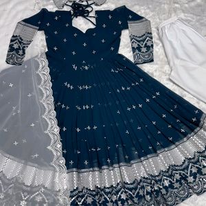 PREMIUM READYMADE ANARKALI SUIT SET