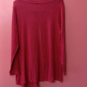 POLO NECK RED COLOUR TOP❤️