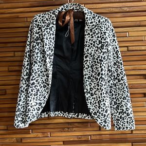 Exclusive Boss lady Leopard Print Jacket