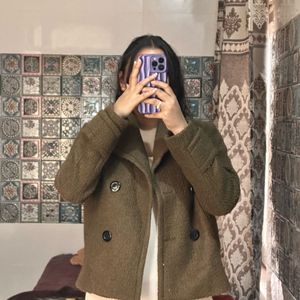 ✨🔥H&M Olive Green Coat ✨🔥