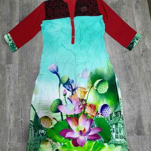 Floral Digital Print Kurti