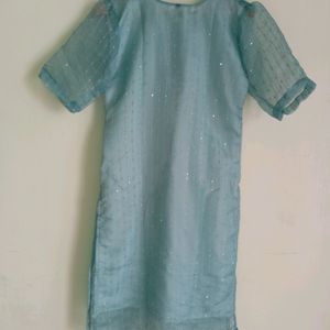 New Powder Blue Kurti