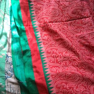 Beautiful Saree With Thread Wprk Border