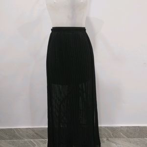 Zara Pleated Long Skirt