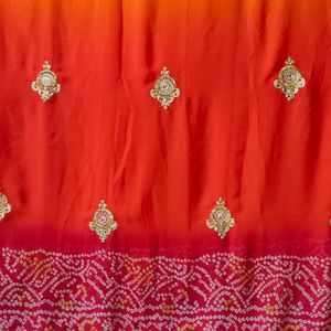 Chanderi Silk Dual Colour Saree