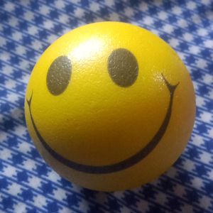 Smiley Face Ball Yellow Colour