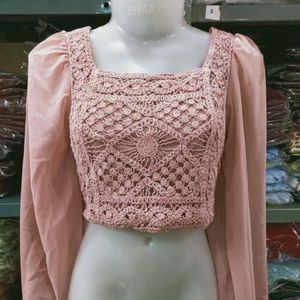 Crop Top Chiffon