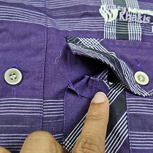 Violet Checked Shirt