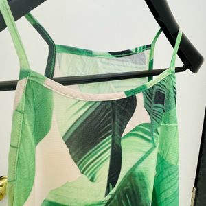 Price Drop ✅ | XL Green tropical dress 👗