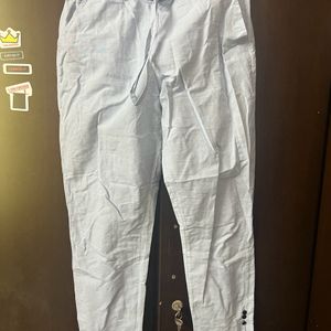 Light Blue Cotton Pant